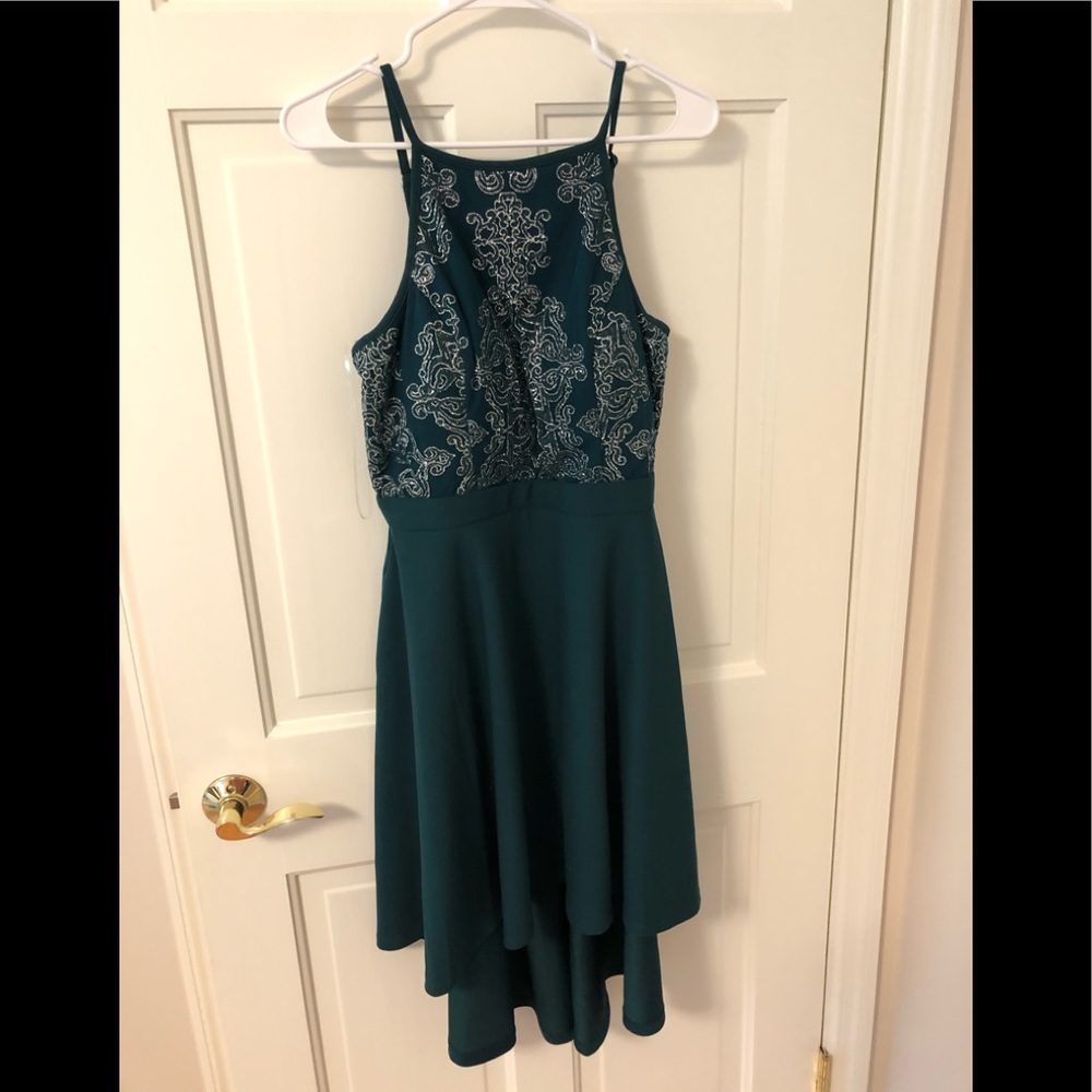 Speechless Green Formal High-Low Dress